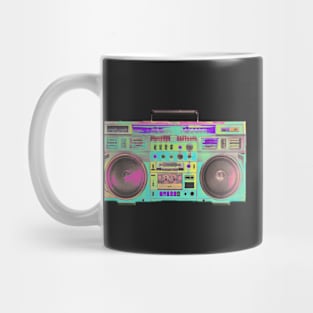 Aqua Holo Boombox Mug